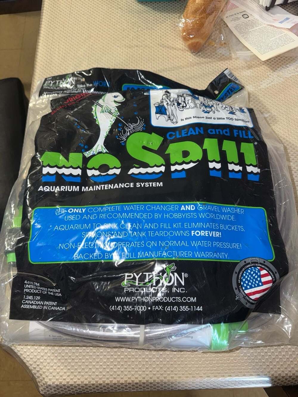 Python No Spill Clean and Fill 50 Foot Aquarium Maintenance System